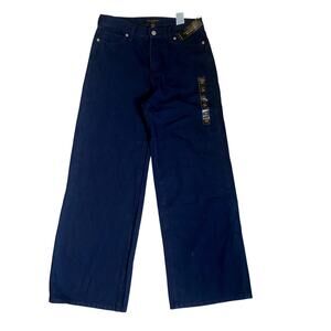 Banana Republic Women's Size 29/8 NWT Indigo Denim High-Rise Wide Leg Jeans